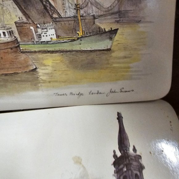 Set 6 Vtg Clover Leaf London Today Placemats and 4 Coasters of Dublin Landmarks - Picture 6 of 15